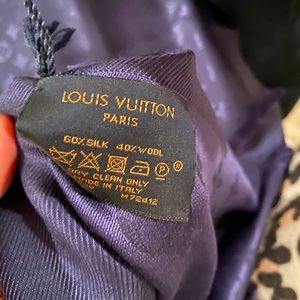 Louis Vuitton monogram shawl